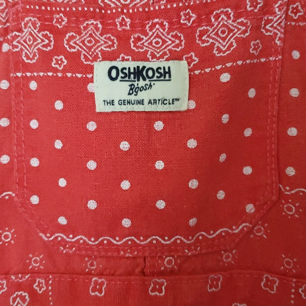 OshKosh B'gosh Shortalls Sz 18M